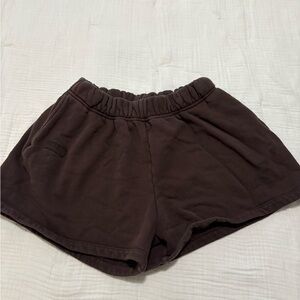 SET active brown sweatshorts